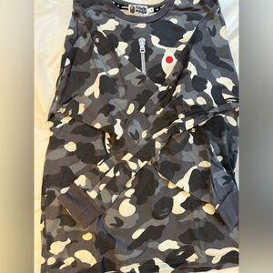 Bape shark long sleeve tee